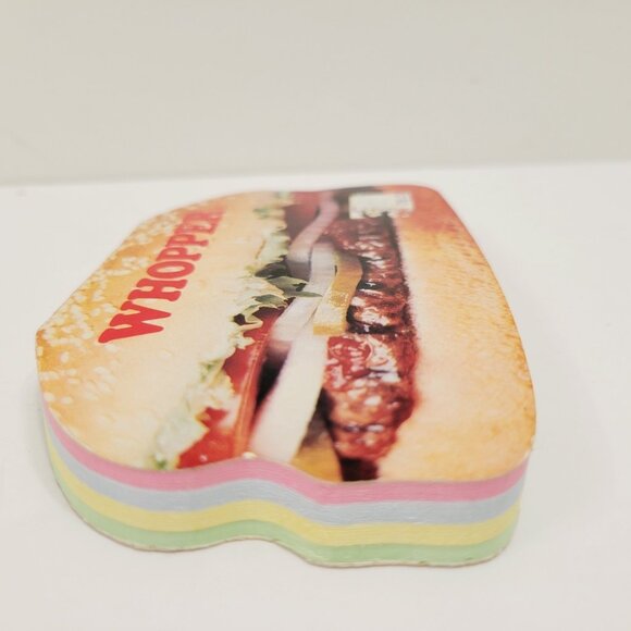 Vtg 1982 Burger King Whopper Novelty Note Pad Stationary Paper Multi Color CLEAN - Picture 2 of 5